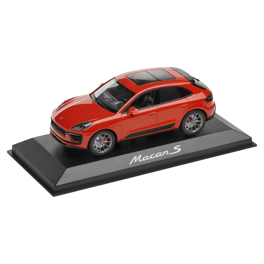 Porsche Macan S III Papaya Metallic Collectors Model Car - 1:43