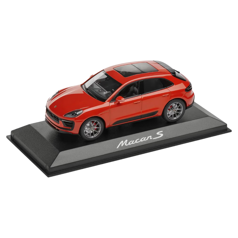 Porsche Macan S III Papaya Metallic Collectors Model Car - 1:43
