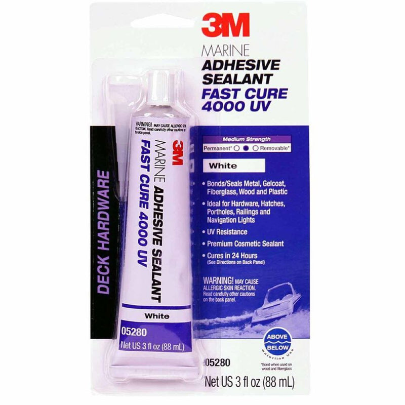 Porsche Marine Adhesive Sealant 4000 UV Tube White - 3 oz 186011114