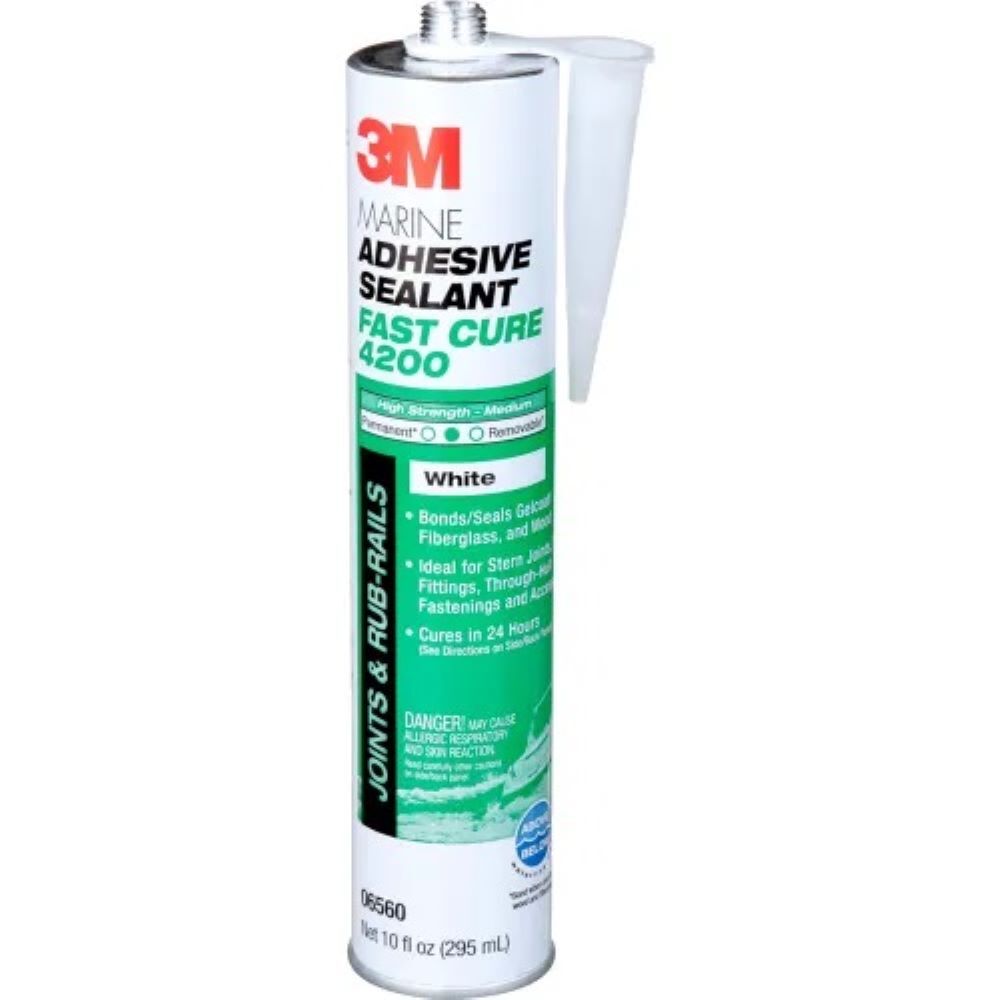 Porsche Marine Adhesive Sealant 4200FC Cartridge White - 295 ml 186011123