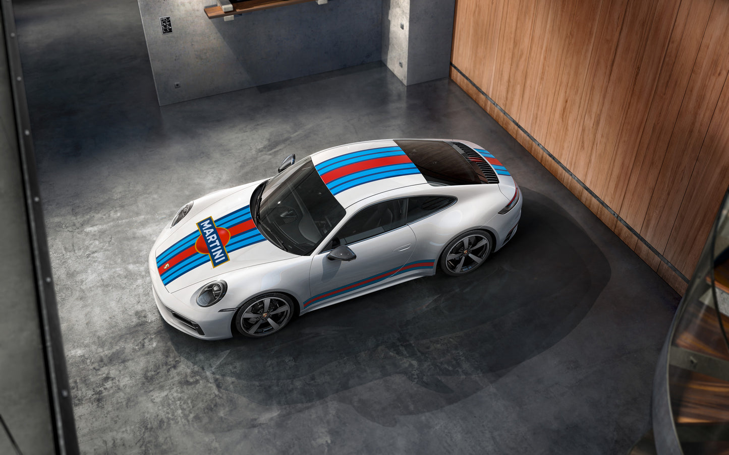 Porsche Martini Racing Design Decorative Sticker Set - 911 18-23 - 99204482046 99204482046