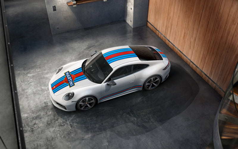 Porsche Martini Racing Design Decorative Sticker Set - 911 18-23 - 99204482046 99204482046