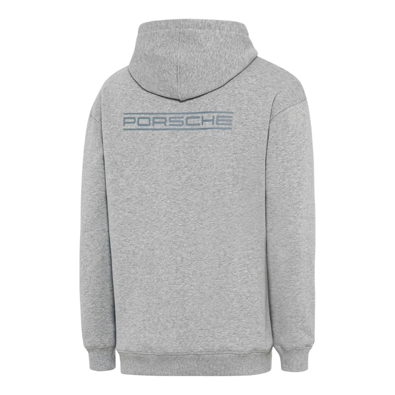 Porsche Martini Racing Mens Pullover Hoodie - Gray