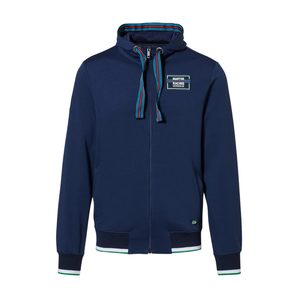 Porsche Martini Racing Mens Sweat Jacket - Large