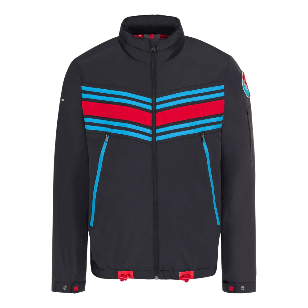 Porsche Martini Racing Mens Windbreaker Jacket - Dark Blue