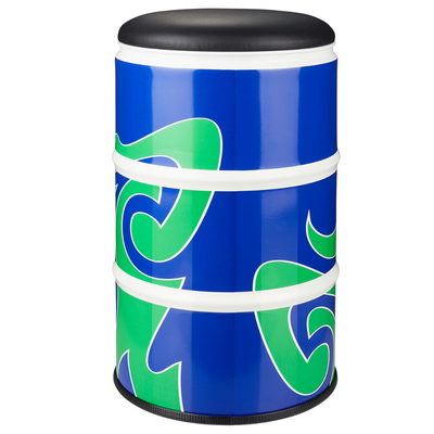Porsche Martini Racing Psychedelic Upholstered Barrel Seat