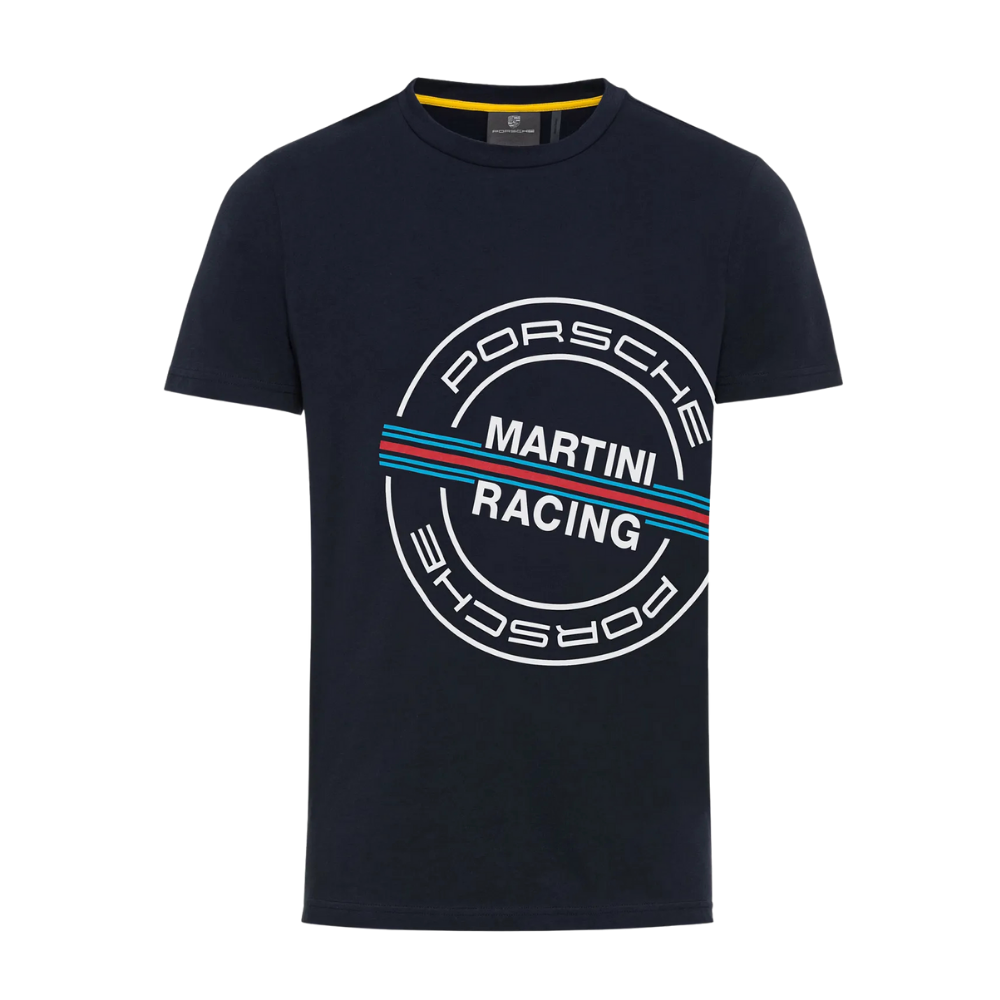 Porsche Martini Racing Pullover Mens T-Shirt - Dark Blue