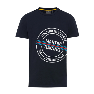 Porsche Martini Racing Pullover Mens T-Shirt - Dark Blue
