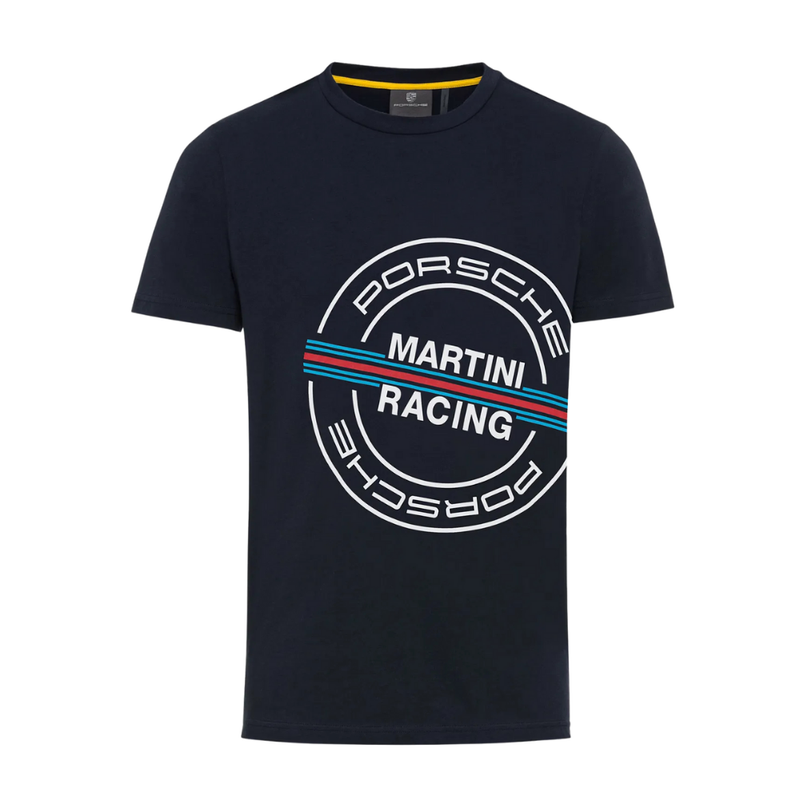 Porsche Martini Racing Pullover Mens T-Shirt - Dark Blue