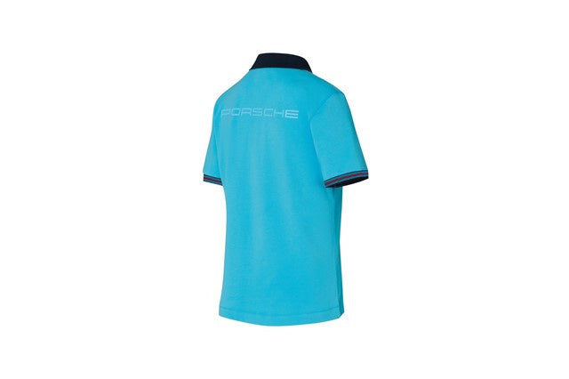 Porsche Martini Racing Womens Polo Shirt - Light Blue