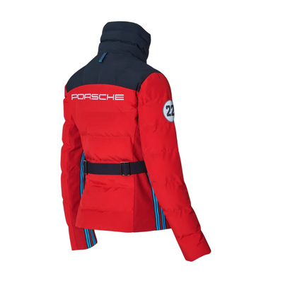 Porsche Martini Racing Womens Quilted Jacket - Red