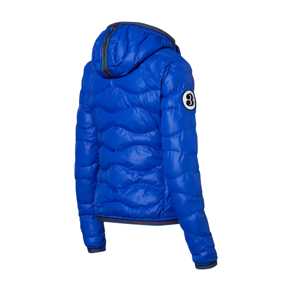 Porsche Martini Racing Womens Reversible Quilted Jacket - Blue