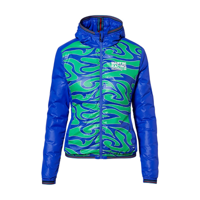 Porsche Martini Racing Womens Reversible Quilted Jacket - Blue