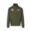 Porsche Martini Racing Zip Up Mens Sweat Jacket - Olive Green