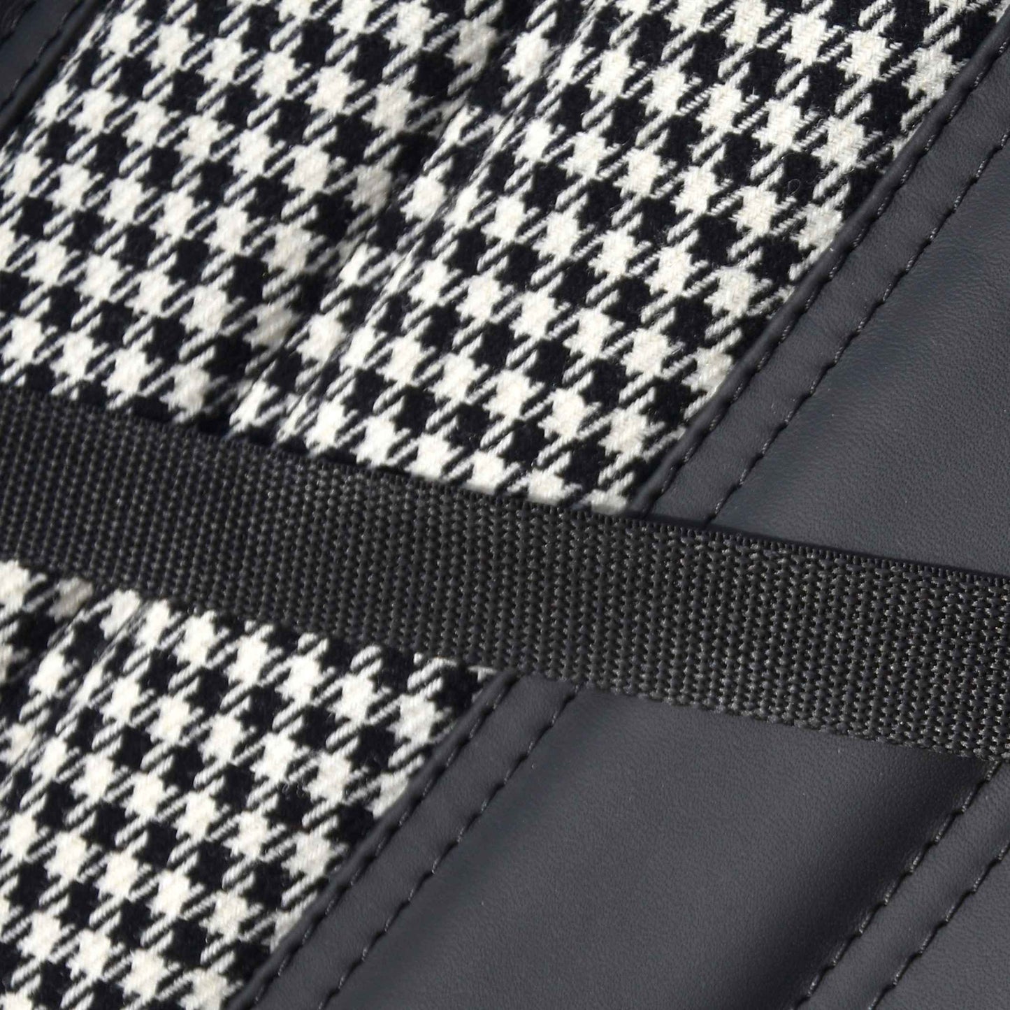 Porsche Material Pepita 18065 Black White - 1 Meter MAT-PEP-BLK