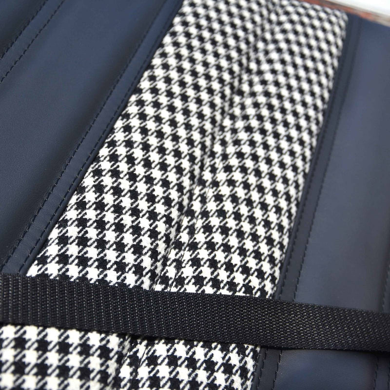 Porsche Material Pepita 18065 Black White - 1 Meter MAT-PEP-BLK