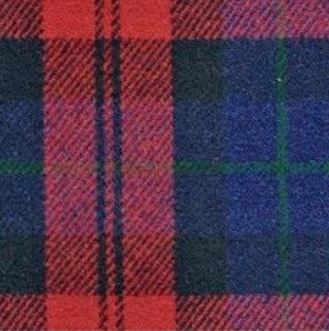 Porsche Material Tartan 18217 Red Blue - 1 Meter MAT-TART-RED