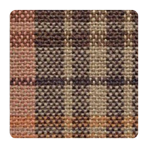 Porsche Material Tartan 18354 Brown Beige - 1 Meter MAT-TART-BRW