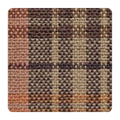 Porsche Material Tartan 18354 Brown Beige - 1 Meter MAT-TART-BRW