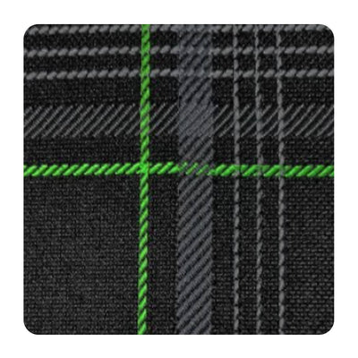 Porsche Material Tartan 7703 Green - 1 Meter MAT-GTI-GRN