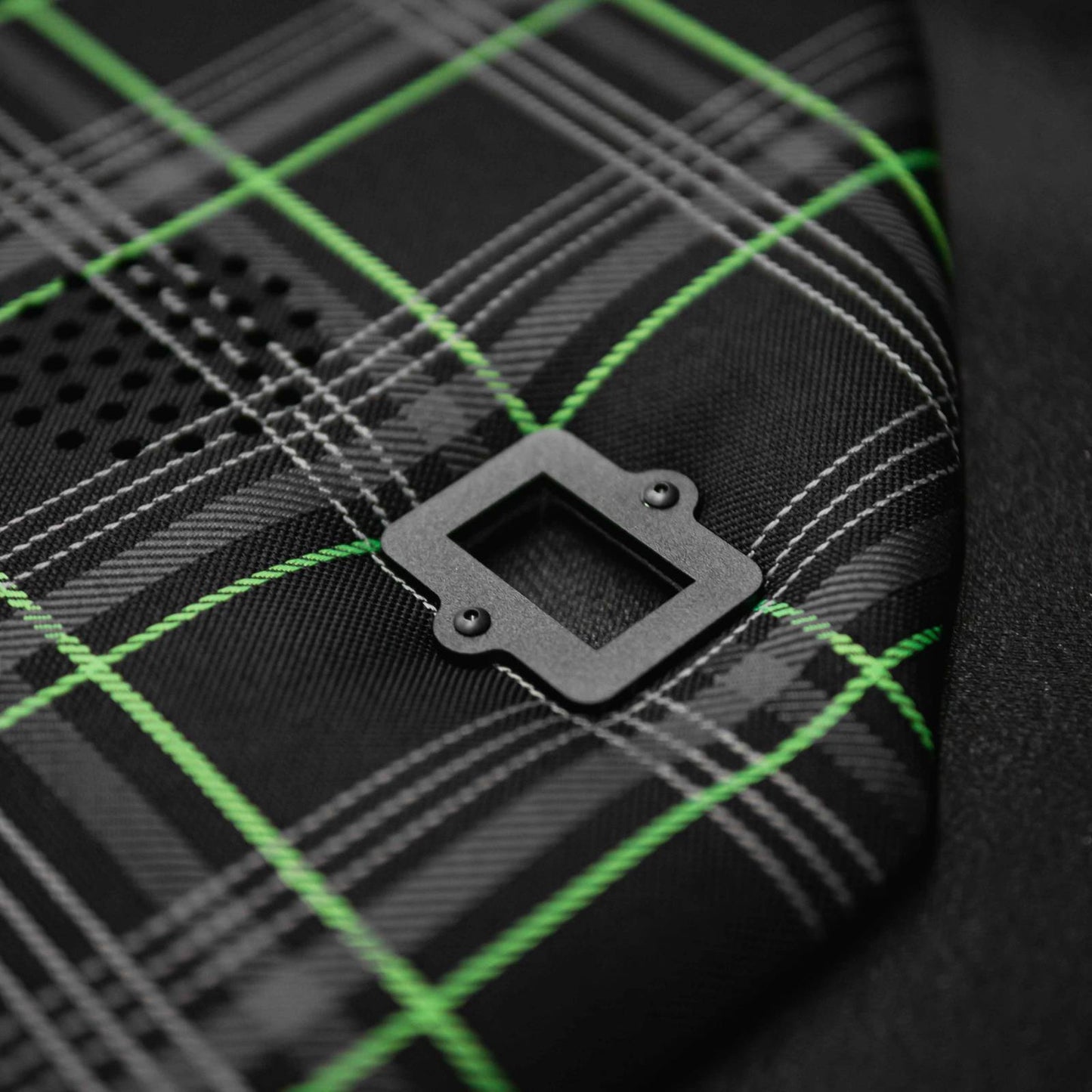 Porsche Material Tartan 7703 Green - 1 Meter MAT-GTI-GRN