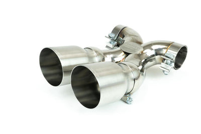 Porsche Maxflo True X-Pipe And Dual Tips - Boxster | Cayman | 2017-2025 FS-POR-718-DLTCF