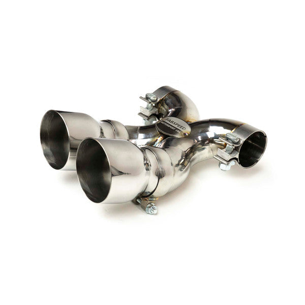 Porsche Maxflo True X-Pipe And Dual Tips - Boxster | Cayman | 2017-2025 FS-POR-718-DLTCF