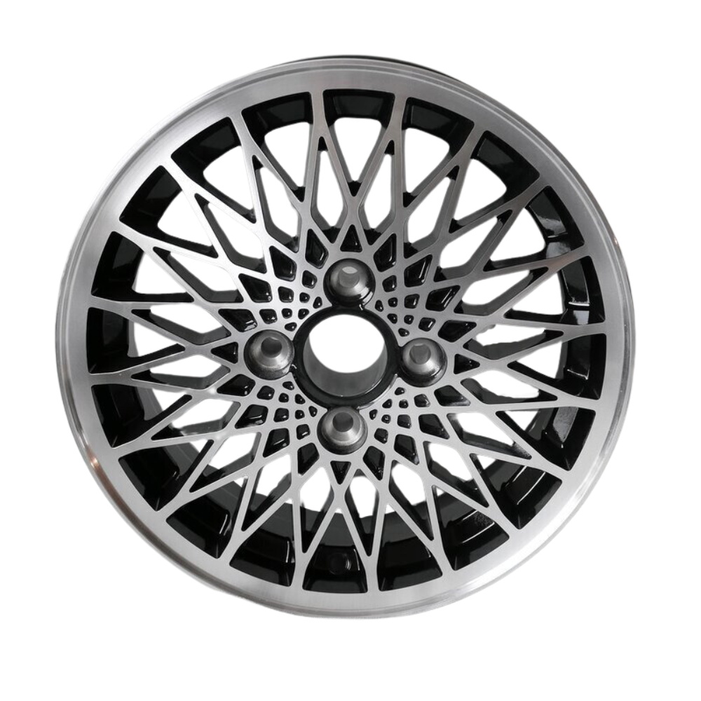 Porsche Maxilite Black/Diamond Cut Wheel 6x15 - 924 76-88 PO92461520po