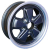 Porsche Maxilite Fuchs Black Wheel 6x15 - 911/914-6/944/924 65-89 MX160015N-