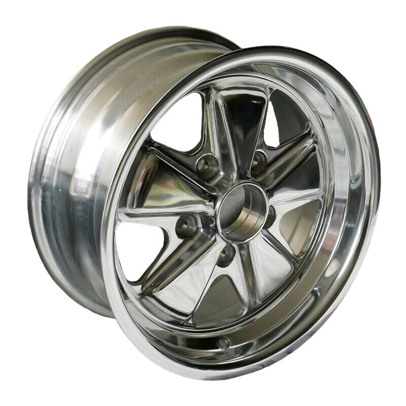 Porsche Maxilite Fuchs Polished Wheel 7x15 - 911/914-6/944/924 65-89 MX170015NPO