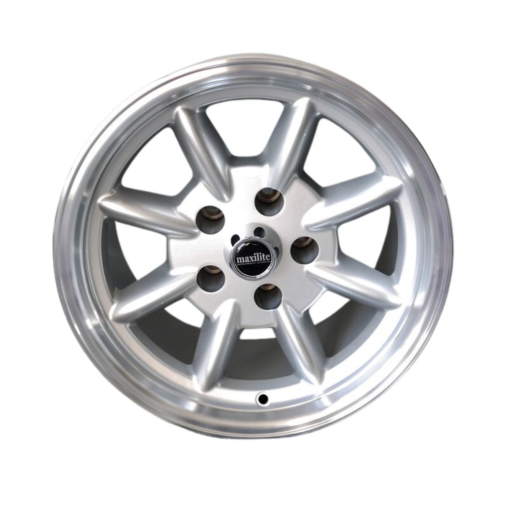 Porsche Maxilite Minilite Silver/Diamond Cut Lip Wheel 9x15 - 911/944 65-89 ML90015513015sp