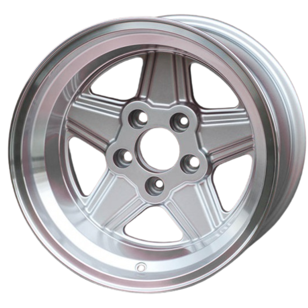 Porsche Maxilite Penta Style Silver Wheel - ET-7 - 10x15 inch AMPE1015