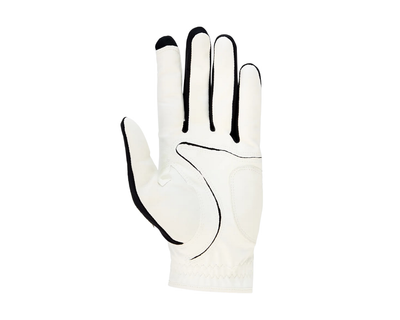 Porsche Mens Golf Glove - Black White - Regular