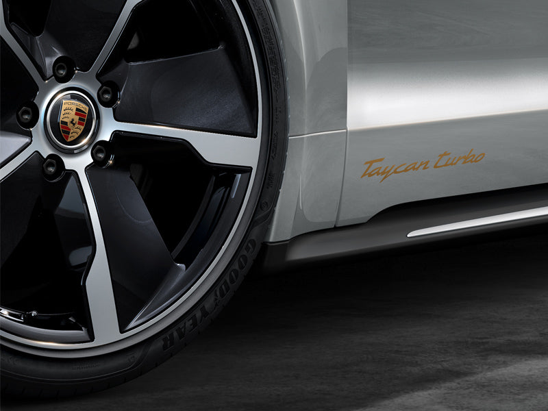 Porsche Model Designation On Doors Gold - 9J10448000224K 9J10448000224K