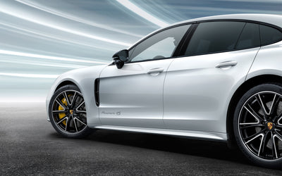 Porsche Model Designation On Doors - Silver - 97104488101V04 - Panamera 97104488101V04