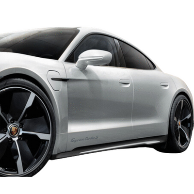 Porsche Model Designation On Doors Silver - 9J104480002V04 9J104480002V04