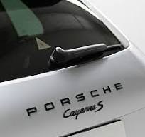 Porsche Model Designation Painted High Gloss Black - Cayenne 11-18 95804480281041