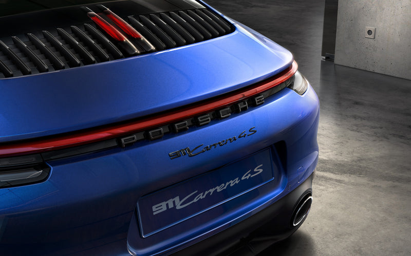 Porsche Model Designation - Painted High Gloss Black - 992044822B041 - 992 18-23 992044822B041