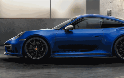 Porsche Model Logo On Side - Neodyme - 99204482036OZ1 - 992 18-23 99204482036OZ1