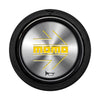 Porsche Momo Arrow Horn Button Flat Lip - Silver - Yellow Logo HORN/SM/SYW