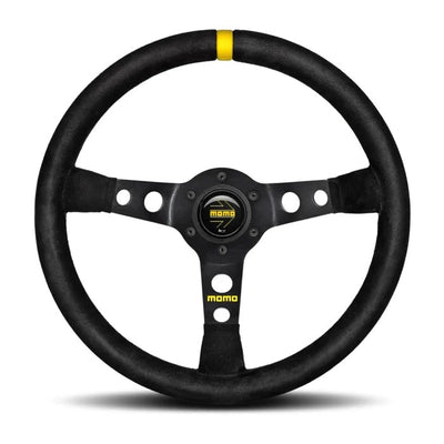 Porsche Momo Mod 07 Steering Wheel - Black Suede 350mm MOR190535S
