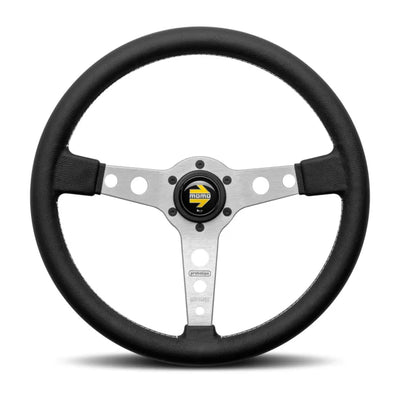 Porsche Momo Prototipo Light Gray Steering Wheel - 370 mm PRO37BK0S