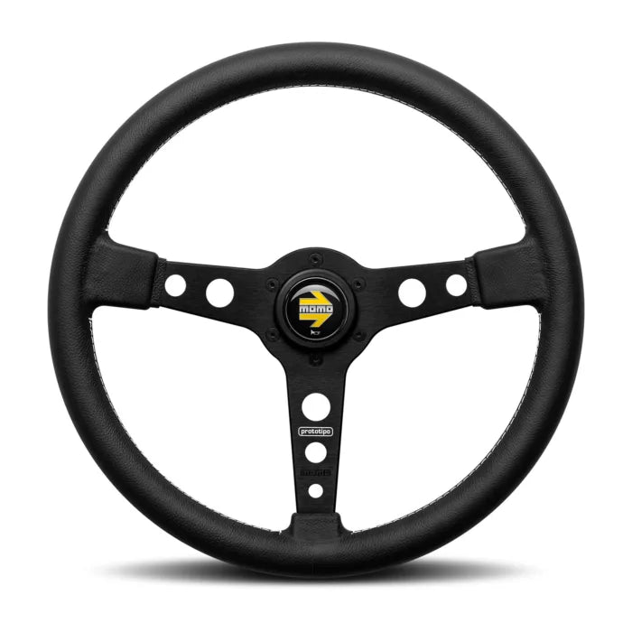 Porsche Momo Prototipo Steering Wheel - 370 mm PRO37BK2B
