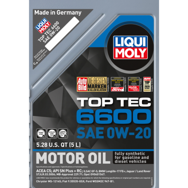 Porsche Motor Oil SAE 0W-20 5L