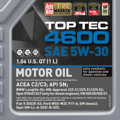 Porsche Motor Oil SAE 5W-30 1L