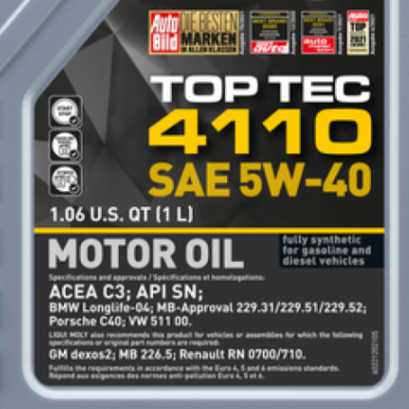 Porsche Motor Oil SAE 5W-40 1L