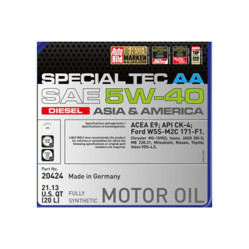Porsche Motor Oil SAE 5W-40 20L