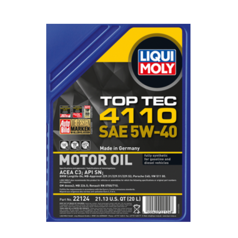 Porsche Motor Oil SAE 5W-40 20L