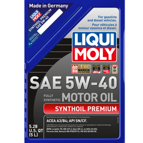 Porsche Motor Oil SAE 5W-40 5L