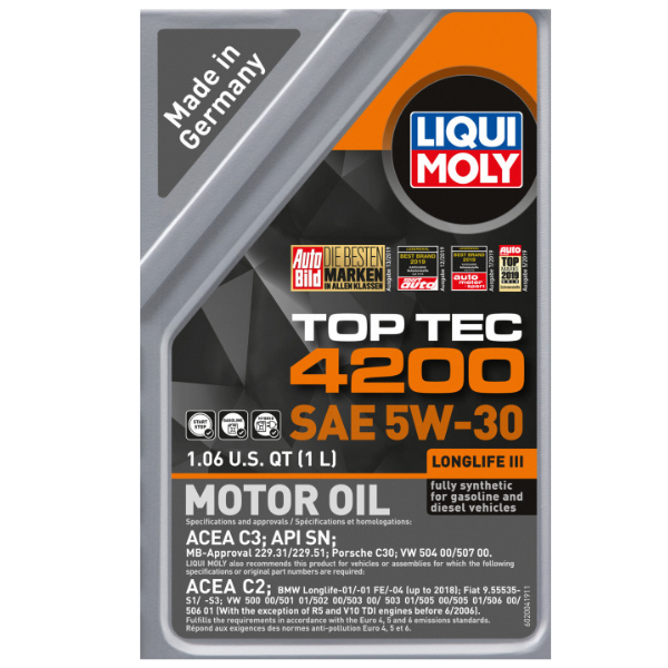 Porsche Motor Oil Top Tec 4200 SAE 5W-30 1L 2004